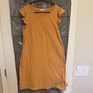 Z Supply Ruffle Sleeve Mini Dress